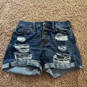 jean shorts size 0